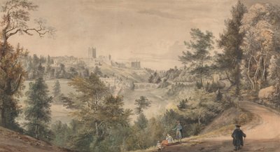 View of Richmond Castle, Yorkshire by Paul Sandby